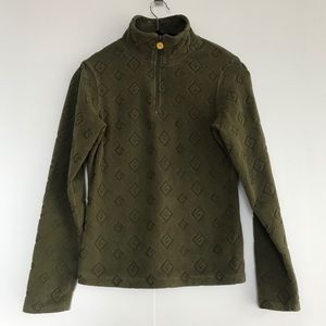 BURTON FLEECE HALF ZIP SWEATER